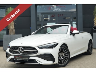 Mercedes-Benz CLE Cabriolet 200 AMG Line | 204PK | Burmester | Airscarf | Memory | ACC | Mercedes-Benz CLE Cabriolet 200 AMG Line 204 PK met 2.0 viercilinder benzinemotor, lederen bekleding, Burmester audiosysteem, navigatie, stoelverwarming en elektrisch verstelbare stoelen met