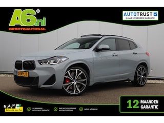 BMW X2 sDrive20i M Sport Business Edition Plus Automaat Panoramadak Leder Sportstoelen Head Up Display M Brooklyn Grau Sfeerverlichting LED Stuur & Stoelverwarming