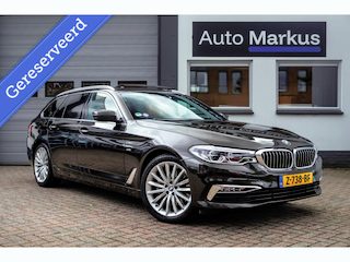 BMW 5-serie Touring 530i xDrive Luxury Line|Pano|4WS|Softclose|H&K|Keyless