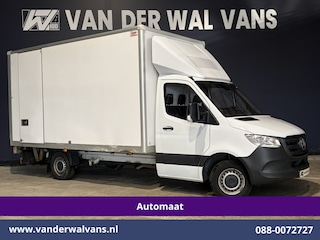 Mercedes-Benz Sprinter 315 CDI 150pk 9G-Tronic Automaat Bakwagen 22m3 KUUB Laadklep Zijdeur Euro6 Airco | LAT om LAT | Leder Bijrijdersbank