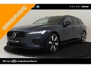 Volvo V60 T8 PLUG-IN HYBRID AWD ULTRA DARK *FULL OPTIONS!* -PANO.DAK|BOWERS&WILKINS|GEVENT.LEDER+MASSAGE|360°CAM|HEAD-UP DISP.|19"|SoH:100%