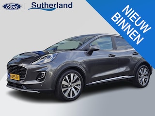 Ford Puma 1.0 EcoBoost Hybrid Titanium X Adaptive cruise control | Half leder | Full led | Achteruitrijcamera | Elektrisch bedienbare achterklep | Keyless entry | 18'' velgen etc.
