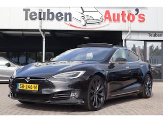 Tesla Model S 100D | SOH 81,6% | Elektrisch glazen dak | 21" Turbine wielen | Premium-Interior Upgrade | Luchtvering