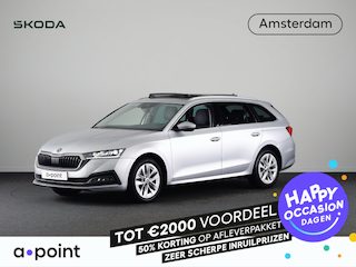 Skoda Octavia Combi 1.0 TSI Business Edition Plus 110 pk | Navigatie | Panoramadak | Parkeersensoren | Achteruitrijcamera | Adaptieve cruise control | Stoelverwarming | Lederen bekleding |