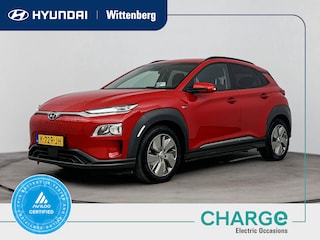 Hyundai Kona EV Fashion 64 kWh | SoH 96,9% | Warmtepomp | 3-fasen | Dodehoek | Head-up display | Navigatie | Camera |