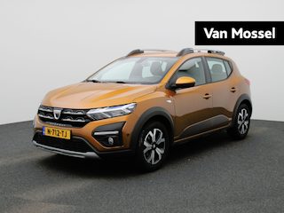 Dacia Sandero Stepway 1.0 TCe 90 Comfort | Trekhaak | Pack Easy | Pack Assist | 16" LMV 'Mahalia' | Climate Control | Licht- & Regensensor | LED-Verlichting | Cruise Control & Snelheidsbegrenzer | Apple Carplay & Android Auto