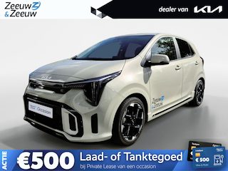 Kia Picanto 1.0 GDi GT-Line | Airco | Navi | Camera | Schuifdak | Leder | Stoelverwarming | Stuurverwarming |