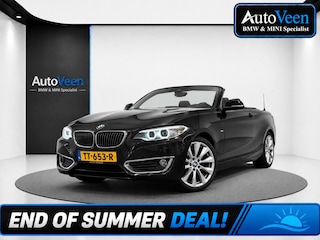 BMW 2-serie Cabrio 218i M Sport (LED, CRUISE, NAVI, LEDER, STOELVERWARMING, SENSOREN)