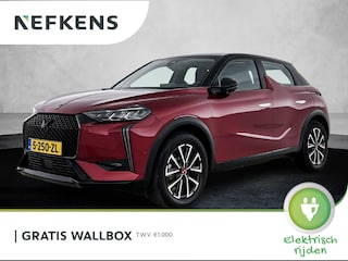 DS 3 E-Tense Performance Line 54 kWh | Navigatie | Camera Achter | Climate Control | Cruise Control | 17"LMV | LED | Dodehoekdetectie | Trekhaak |