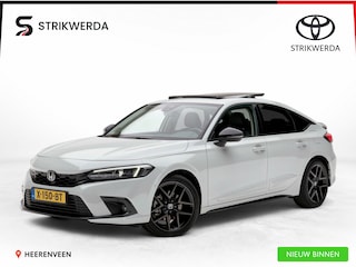 Honda Civic 2.0 e:HEV Advance | Matrix | BOSE | schuif/kantel dak | Origineel leder | Sport pack |