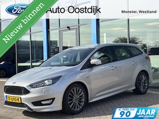 Ford Focus Wagon 1.0 ST-Line 125PK Distributieriem is Vervangen!! Afn. Trekhaak Winterpack Camera Cruise Carplay-Navi Privacy Glass *Sportief*