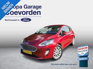 Ford Fiesta 1.0 EB 100PK Titanium | DEALER OND | ADAP. CRUISE | TREKHAAK | CAMERA | CLIMA | VOORRUIT VERWARMING |