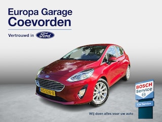 Ford Fiesta 1.0 EB 100PK Titanium | DEALER OND | ADAP. CRUISE | TREKHAAK | CAMERA | CLIMA | VOORRUIT VERWARMING |