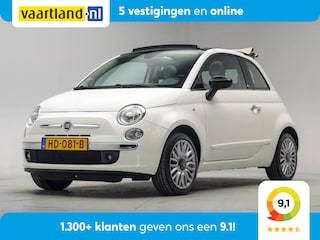 Fiat 500 1.2 Lounge Cabrio [ Leer Climate Navi PDC Lichtmetaal ]