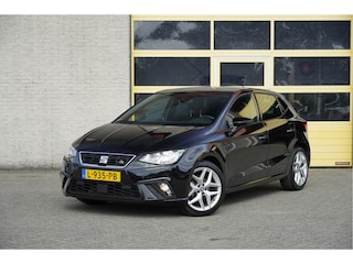Seat Ibiza 1.0 TSI 5drs FR Business Intense BJ2021 Lmv 17" | Led | Pdc | Achteruitrijcamera | App-Connect | Navi | Sfeerverlichting | Climate control | Cruise control | Sportstoelen | Zwarte hemel | Extra getint glas