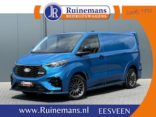Ford Transit Custom MS-RT 285 PK FULL ELECTRIC SPORT / L1H1 / DIGITAL AQUA BLUE METALLIC / REAR VIEUW / B&O SOUND SYSTEM / 19 INCH / LED / CAMERA