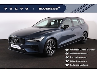 Volvo V60 T6 Recharge AWD Plus Dark - IntelliSafe Assist & Surround - 360º Camera - Harman/Kardon audio - Verwarmde voorstoelen, stuur & achterbank - Parkeersensoren voor & achter - Elektr. bedienb. voorstoelen met geheugen - Inklapbare trekhaak - 18' LMV