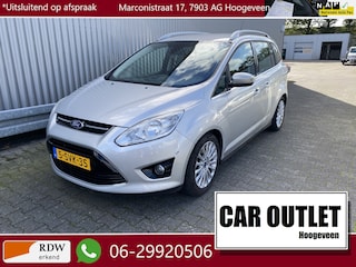 Ford C-MAX 1.0 Titanium Clima, Navi, CC, PDC & Cam, Zonwering, LM, Trekh, nw. APK – Inruil Mogelijk –