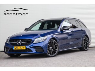 Mercedes-Benz C-klasse Estate 300 e AMG Premium, Nightpack, Panorama, Burmester, Luchtvering, Carplay, Digital cockpit, Facelift 2020