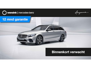 Mercedes-Benz C-klasse Estate 180 Business Solution AMG | Panoramadak | Trekhaak | Night | 360 graden camera | Leder |