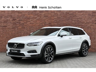 Volvo V90 B5 AWD Automaat Plus | Panoramadak | Harman Kardon audio | Semi elektrisch wegklapbare trekhaak | 20" Lichtmetalen velgen | Standkachel met timer | Verwamrde voorstoelen, achterbank & stuurwiel | Adaptieve Cruise Control | Getint glas achter