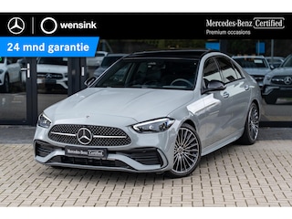 Mercedes-Benz C-klasse 180 Star Edition AMG | AMG line Plus | Panoramaschuifdak | Nightpakket | Trekhaak | Head-Up Display |
