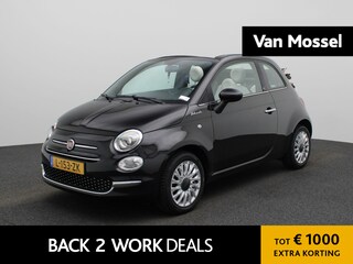 Fiat 500 1.0 Hybrid Dolcevita | Wordt Verwacht | Apple Carplay / Android Auto | Parkeersensoren | Cabrio |