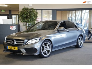 Mercedes-Benz C-klasse 180 AMG DCT Navi Leder Cruise Cam Pdc Burmester