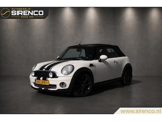 Mini Mini Cabrio 1.6 | strepen en extra lampen leuke uitstraling | nette kap en nette auto | elektrisch dak |