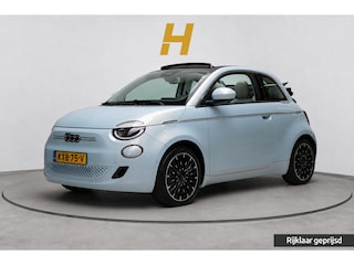 Fiat 500 Cabrio La Prima by Bocelli 42 kWh | SoH 94,9% | Navigatie | Carplay | Camera | Stoelverwarming | JBL | Parkeersensoren