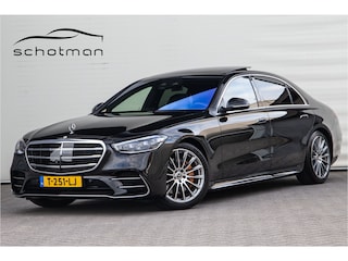 Mercedes-Benz S-klasse 450 Lang AMG Chauffeurspakket, Achterasbesturing, Leder Exclusief, Massage, Burmester, Head-up