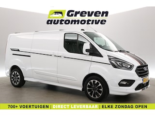 Ford Transit Custom 2.0 TDCI L2H1 185PK Sport | Automaat | Airco | Cruise | Carplay | Camera | 3 Zits | Trekhaak | 2xSchuifdeur