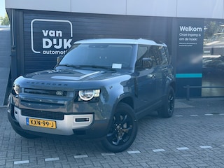 Land Rover Defender 110 2.0 P400e 110 S Trekhaak Panoramadak Meridian audio 20 inch velgen (BLACK) Luchtvering 3d camera adaptive cruise