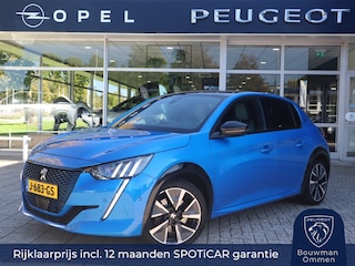 Peugeot 208 GT EV 50kWh 136pk, Rijklaarprijs, Panoramadak Adaptieve cruise control 3-Fase Alcantara bekleding