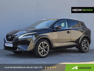 Nissan Qashqai 1.3 MHEV Xtronic Tekna Plus / Dealer onderhouden / Elektrisch achterklep / All season banden / head-up display / Panoramadak / Apple Carplay Android Auto / Trekgewicht 1.400 kg / Keyless Entry/Start / rondomzicht camera / Stuur- Stoel & Voorruitverwarming /