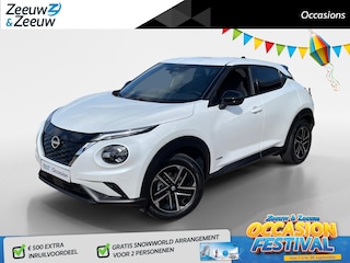 Nissan Juke 1.6 Hybrid N-Connecta *Automaat*Navi+Camera*Winter Pack*Climate Control*LM Velgen*Carplay*1ste eigenaar!