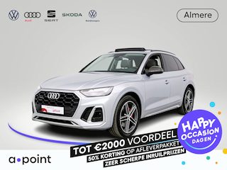 Audi Q5 55 TFSI e S edition 367PK | Panorama dak | Luchtvering | 360 graden camera | Trekhaak | HUD