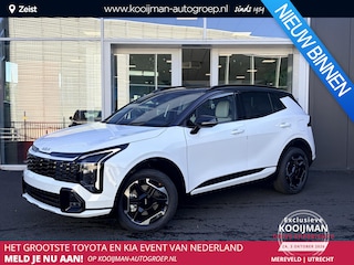 Kia Sportage 1.6 T-GDi Hybrid GT-PlusLine Rijklaarprijs incl. 4000 euro inruilvoordeel | Two-Tone | Stoel/stuurverwarming | Stoelventilatie | Elektrische stoelen met geheugenfunctie | Schuif/kanteldak | HUD