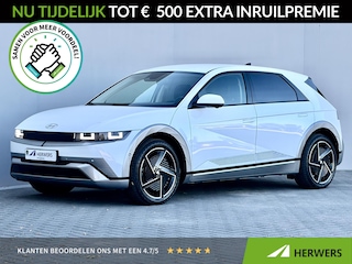 Hyundai Ioniq 5 Lounge 84 kWh / SOH 97,3% / CCS snelladen / Head Up Display / Warmtepomp / Trekgewicht 1600 kg / Elektrische achterklep / Stuur- Stoel & Achterbank verwarming / Rondomzicht camera / Bose Audio Systeem / Adaptief cruise control /