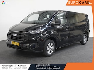 Ford Transit Custom 300 2.0 TDCI L2H1 Trend Dubbele Cabine Nieuw Model Trekhaak Navigatie Apple CarPlay Android Auto Camera Parkeerhulp Adaptive Cruise Control Climate Control Lichtmetalen velgen