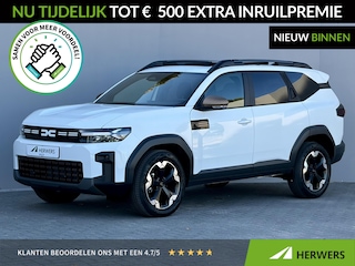 Dacia Bigster 1.8 Hybrid 155 Extreme / Fabrieksgarantie tot 06-2028 / Glazen Schuif- en Kanteldak / Stoel, Stuur & Voorruit Verwarming / Elektrische Achterklep / Adaptief Cruise Control / Apple Carplay & Android Auto / Climate Control / Achteruitrijcamera /