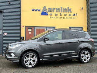 Ford Kuga 1.5 150 pk ST-Line X trekhaak, apple carplay, winterpack, a-camera, lederen bekleding, navigatie, 19 inch lm velgen