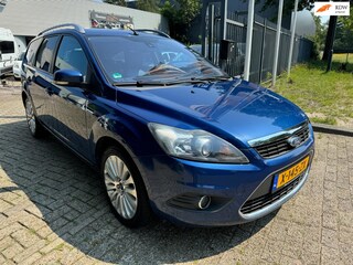 Ford Focus Wagon 1.8 Titanium Flexi Fuel clima, elec pakket, alu wielen, getint glas navigatie, 107.170 km, nwe apk, rijklaarprijs