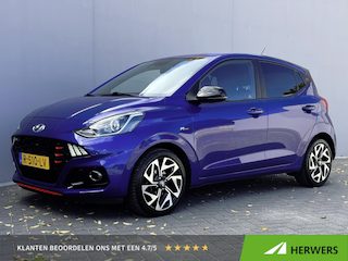 Hyundai i10 1.0 T-GDI N Line 5-zits / 1ste Eigenaar / All Season Banden / Navigatie / Camera / Android Auto/Apple Carplay / Climate Control / Stoelverwarming / DAB /