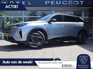 Peugeot 5008 SUV *Auto van de Week!* EV GT Exclusive 73 kWh 210PK 7pers., Rijklaarprijs, Leder Trekhaak Navigatie 360° Camera 20 inch wielen