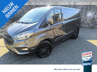 Ford Transit Custom 320 2.0 TDCI L1H1 Limited 130PK euro6, Stoel verwarming, carplay, trekhaak, LM velgen, airco en cruise control, nette bedrijfs bus rook vrij.