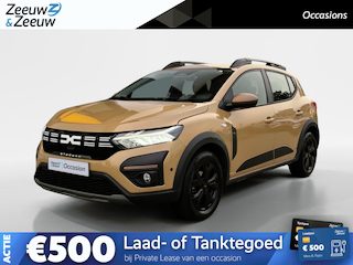 Dacia Sandero Stepway 100PK TCe ECO-G Extreme (LPG) | 1ste Eigenaar | Trekhaak | 1100KG Trekgewicht | Camera | Apple Carplay/Android Auto | Parkeersensoren | Lichtmetalen Velgen | Licht & Regen Sensor | LED Lampen|