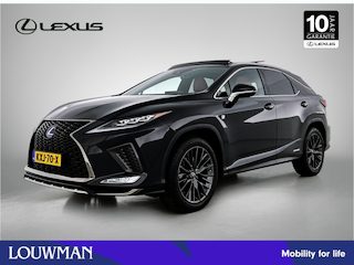 Lexus RX 450h 4WD F Sport Line | Mark Levinson | 360 Camera | Panorama Schuif/kantel dak | Rood Lederen bekleding | Memory Seat | Stoel+stuurverwarming |Stoelventilatie | Blind Spot Monitor | Head-Up Display | Elektrische