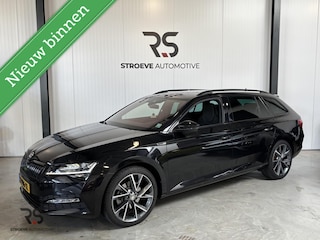 Skoda Superb Combi 1.4 TSI 218 pk DSG iV Sportline Buss | Navi | LED Matrix | Virtual | Alcantara | Camera | ACC | PDC | DAB | Org NL |