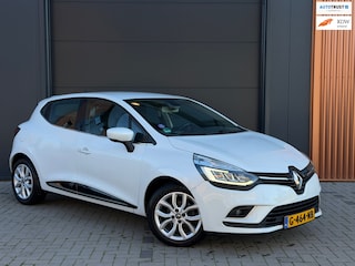 Renault Clio 0.9 TCe Limited|100% Onderhouden|Pearl White|Stoelverwarming|Parkeersensoren|Keyless|Navi|Led|Half Leder|Climate Cont